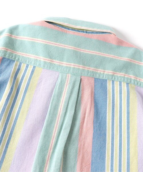 BREEZE（ブリーズ）の「【ジュニア対応】SPRING カラーストライプシャツ（シャツ/ブラウス・キッズ・ストライプ/レインボー・120/110/100/90/140/130/80）」の12枚目の写真