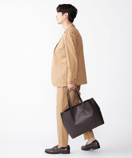 SHIPS（シップス）の「SHIPS:〈手洗い可能・セットアップ対応〉ウォッシュド ピケ イージー パンツ（その他パンツ・メンズ・ベージュ/ダークグレー・SMALL/MEDIUM/LARGE/X-LARGE）」の7枚目の写真