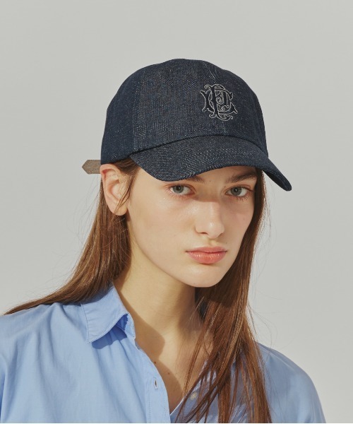 Chapeau d' O(シャポードオー)の「Chapeau d' O Denim EMB Cap / シャポードオー(キャップ・レディース・ネイビー/ワイン/ライトベージュ・FREE)」の20枚目の写真