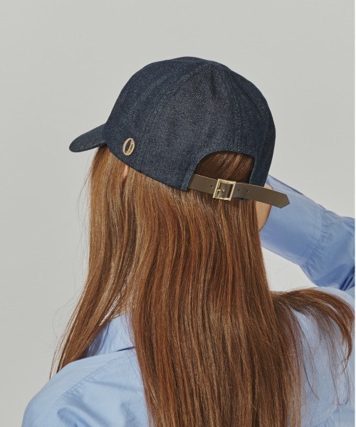 Chapeau d' O(シャポードオー)の「Chapeau d' O Denim EMB Cap / シャポードオー(キャップ・レディース・ネイビー/ワイン/ライトベージュ・FREE)」の16枚目の写真