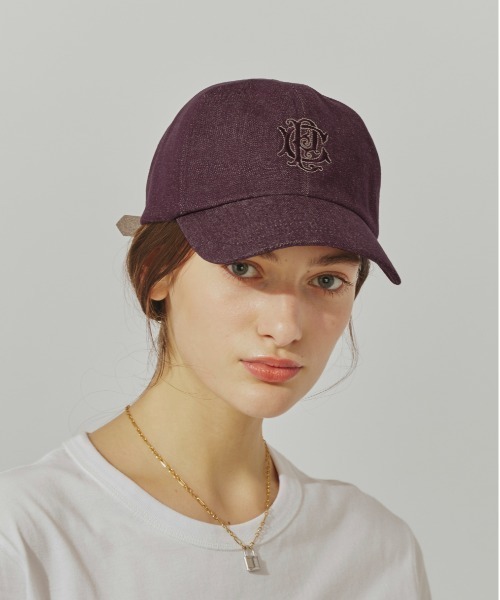 Chapeau d' O(シャポードオー)の「Chapeau d' O Denim EMB Cap / シャポードオー(キャップ・レディース・ネイビー/ワイン/ライトベージュ・FREE)」の5枚目の写真