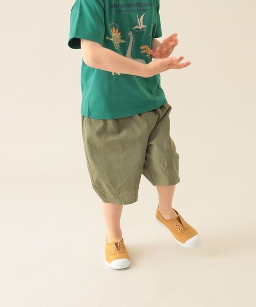 BEAMS mini（ビームスミニ）の「スケーター ハーフパンツ 2025SS（90～150cm）（その他パンツ・キッズ・インディゴブルー/オリーブ・90/100/110/120/130/140/150）」の3枚目の写真