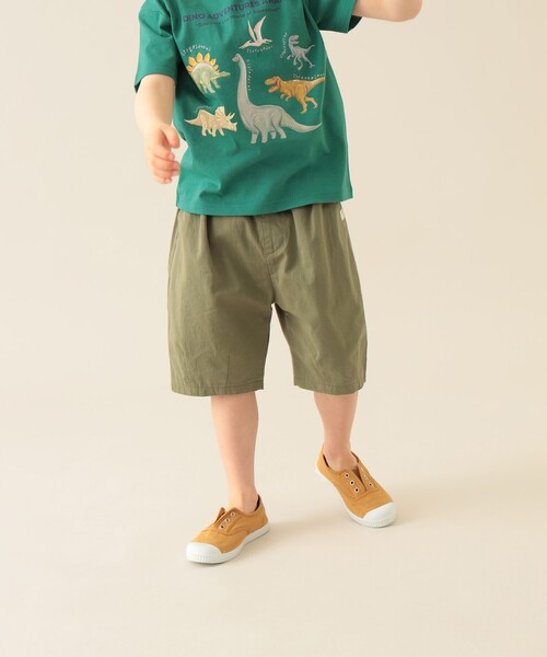 BEAMS mini（ビームスミニ）の「スケーター ハーフパンツ 2025SS（90～150cm）（その他パンツ・キッズ・インディゴブルー/オリーブ・90/100/110/120/130/140/150）」の4枚目の写真