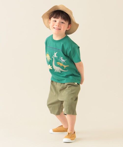 BEAMS mini（ビームスミニ）の「スケーター ハーフパンツ 2025SS（90～150cm）（その他パンツ・キッズ・インディゴブルー/オリーブ・90/100/110/120/130/140/150）」の6枚目の写真