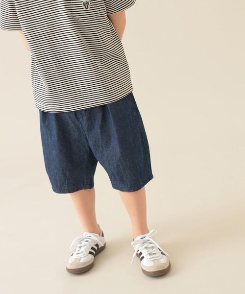 BEAMS mini（ビームスミニ）の「スケーター ハーフパンツ 2025SS（90～150cm）（その他パンツ・キッズ・インディゴブルー/オリーブ・90/100/110/120/130/140/150）」の12枚目の写真