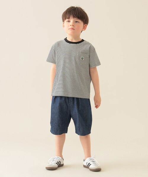 BEAMS mini（ビームスミニ）の「スケーター ハーフパンツ 2025SS（90～150cm）（その他パンツ・キッズ・インディゴブルー/オリーブ・90/100/110/120/130/140/150）」の14枚目の写真