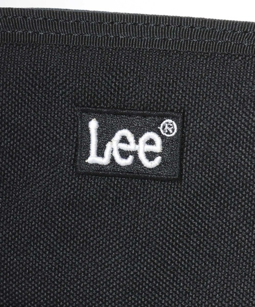 Lee(リー)の「Lee/リー ロゴ ワンポイント刺繍 ラウンドファスナー ウォレット ネックストラップ付き/財布二つ折り/レディース メンズ(財布・レディース・ブラック×ブルー/ブラック×グリーン/ブラック×ブラック/ブラック×レッド・FREE)」の5枚目の写真