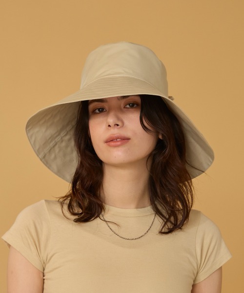 arth（アース）の「arth  Luster Bow Capeline / アース（ハット・レディース・グレー/ホワイト/ベージュ・57~59cm）」の3枚目の写真