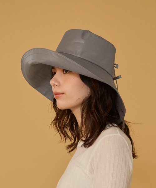 arth（アース）の「arth  Luster Bow Capeline / アース（ハット・レディース・グレー/ホワイト/ベージュ・57~59cm）」の16枚目の写真