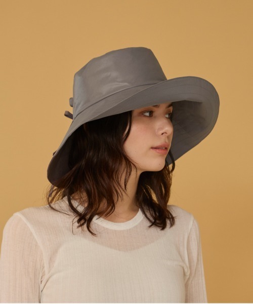 arth（アース）の「arth  Luster Bow Capeline / アース（ハット・レディース・グレー/ホワイト/ベージュ・57~59cm）」の17枚目の写真