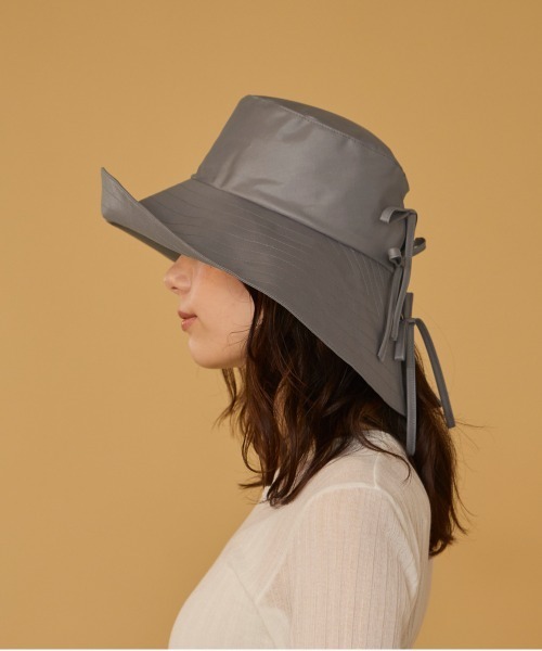 arth（アース）の「arth  Luster Bow Capeline / アース（ハット・レディース・グレー/ホワイト/ベージュ・57~59cm）」の18枚目の写真