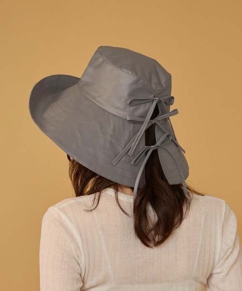 arth（アース）の「arth  Luster Bow Capeline / アース（ハット・レディース・グレー/ホワイト/ベージュ・57~59cm）」の19枚目の写真