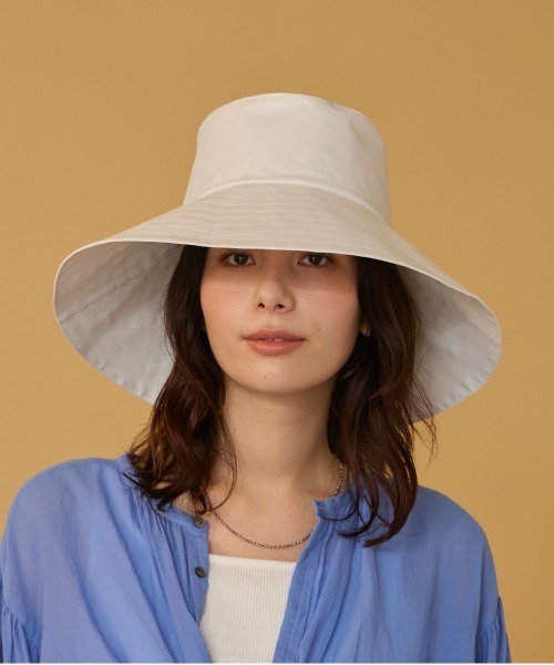 arth（アース）の「arth  Luster Bow Capeline / アース（ハット・レディース・グレー/ホワイト/ベージュ・57~59cm）」の5枚目の写真