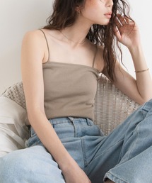 rectangle | カップ付きベアキャミ(キャミソール)