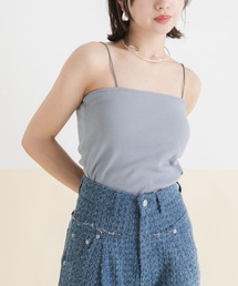 カップ付きベアキャミ