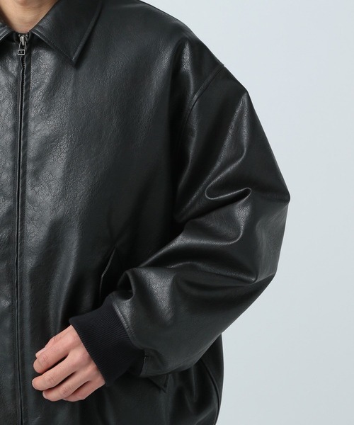 BAYFLOW(ベイフロー)の「フェイクレザーA2ブルゾン(ブルゾン・メンズ・ブラウン/ブラック・MEDIUM/LARGE)」の15枚目の写真