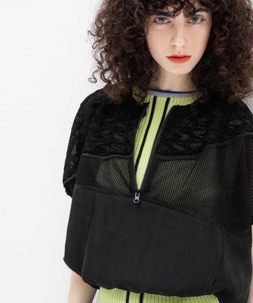AULA AILA　トップス LACE HIGH NECK TOPS — aulaaila