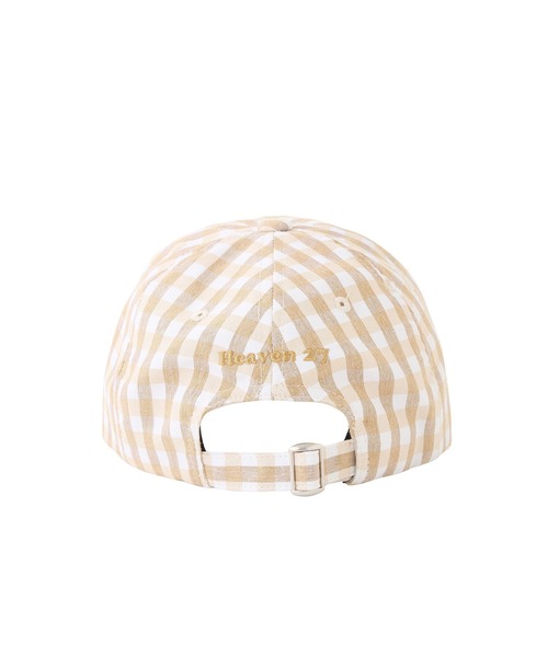 MILKFED.（ミルクフェド）の「GINGHAM LOGO CAP（キャップ・レディース・ライトパープル/ベージュ/ブラック・ONE SIZE）」の12枚目の写真