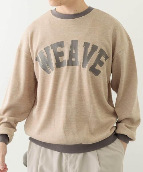 ITEMS URBANRESEARCH(アイテムズ アーバンリサーチ)の「ビンテージプリントスウェットライクニット(ニット/セーター・メンズ・パープル/ベージュ/ブルー・MEDIUM/LARGE)」の15枚目の写真