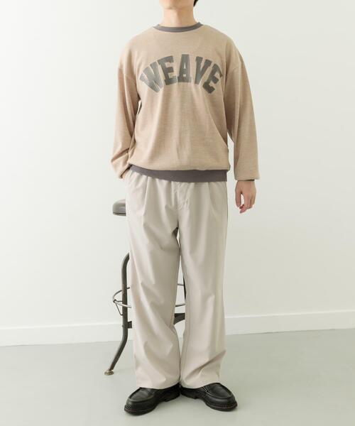 ITEMS URBANRESEARCH(アイテムズ アーバンリサーチ)の「ビンテージプリントスウェットライクニット(ニット/セーター・メンズ・パープル/ベージュ/ブルー・MEDIUM/LARGE)」の19枚目の写真