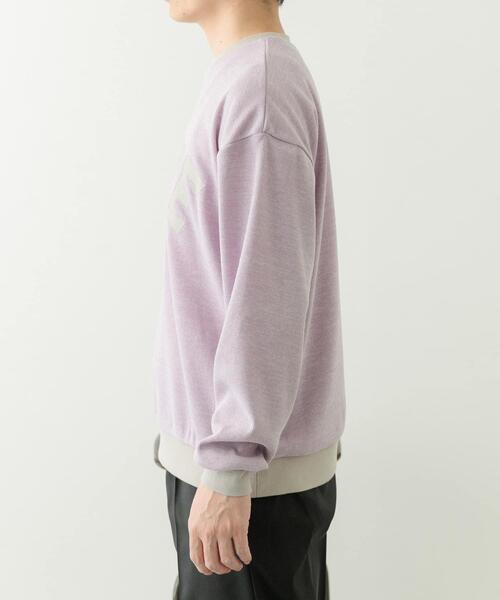 ITEMS URBANRESEARCH(アイテムズ アーバンリサーチ)の「ビンテージプリントスウェットライクニット(ニット/セーター・メンズ・パープル/ベージュ/ブルー・MEDIUM/LARGE)」の10枚目の写真