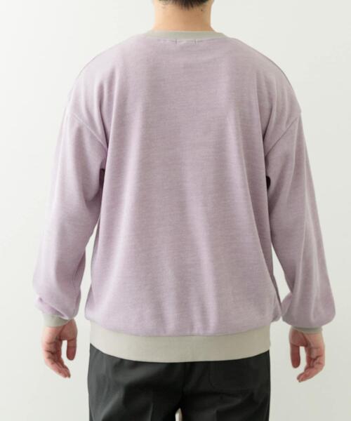 ITEMS URBANRESEARCH(アイテムズ アーバンリサーチ)の「ビンテージプリントスウェットライクニット(ニット/セーター・メンズ・パープル/ベージュ/ブルー・MEDIUM/LARGE)」の11枚目の写真
