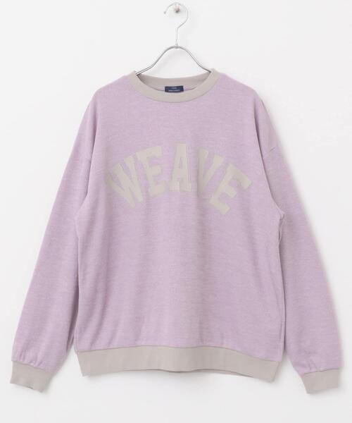 ITEMS URBANRESEARCH(アイテムズ アーバンリサーチ)の「ビンテージプリントスウェットライクニット(ニット/セーター・メンズ・パープル/ベージュ/ブルー・MEDIUM/LARGE)」の12枚目の写真
