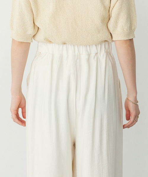 hunch（ハンチ）の「ワッシャーサテン レイヤードスカートパンツ（その他パンツ・レディース・アイボリー/ブラック/セージグリーン・FREE）」の15枚目の写真