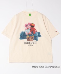 【FRUIT OF THE LOOM】SESAME STREET×FTL フォトTシャツ B/セサミストリート コラボ