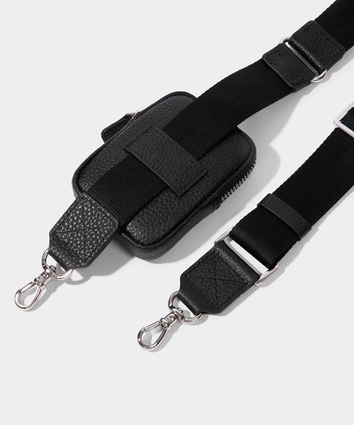 【BANDOLIER】 BODIE ミニポーチ付きスマホケース Bodie Crossbody with Mini Zip Pouch - Pastel Matcha/Silver