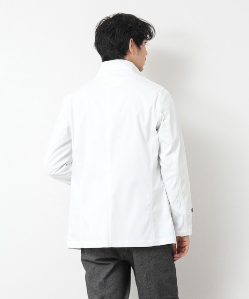 NOLLEY’S（ノーリーズ）の「《ビジカジ対応》撥水パラシュートブルゾン 25SS（ブルゾン・メンズ・ネイビー/ベージュ/ブラック/ホワイト・M/L/XL/S）」の12枚目の写真