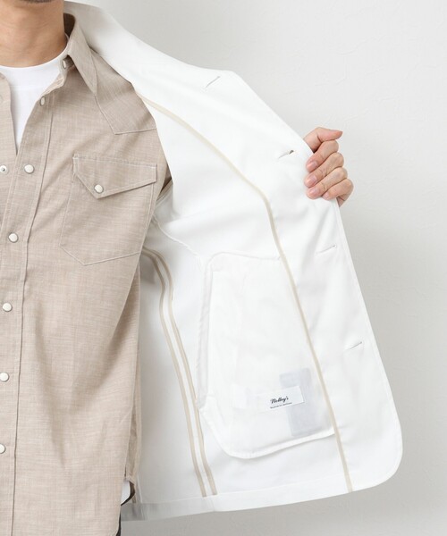 NOLLEY’S（ノーリーズ）の「《ビジカジ対応》撥水パラシュートブルゾン 25SS（ブルゾン・メンズ・ネイビー/ベージュ/ブラック/ホワイト・M/L/XL/S）」の15枚目の写真