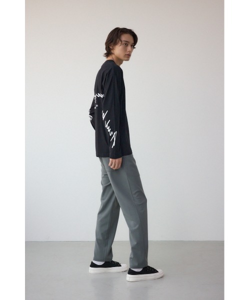 AZUL by moussy（アズールバイマウジー）の「AZULBYMOUSSYロゴ長袖Tシャツ（Tシャツ/カットソー・メンズ・ホワイト/ライトピンク/ブラック・SMALL/MEDIUM/LARGE）」の22枚目の写真
