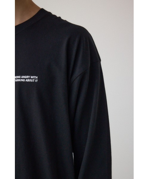 AZUL by moussy（アズールバイマウジー）の「AZULBYMOUSSYロゴ長袖Tシャツ（Tシャツ/カットソー・メンズ・ホワイト/ライトピンク/ブラック・SMALL/MEDIUM/LARGE）」の19枚目の写真