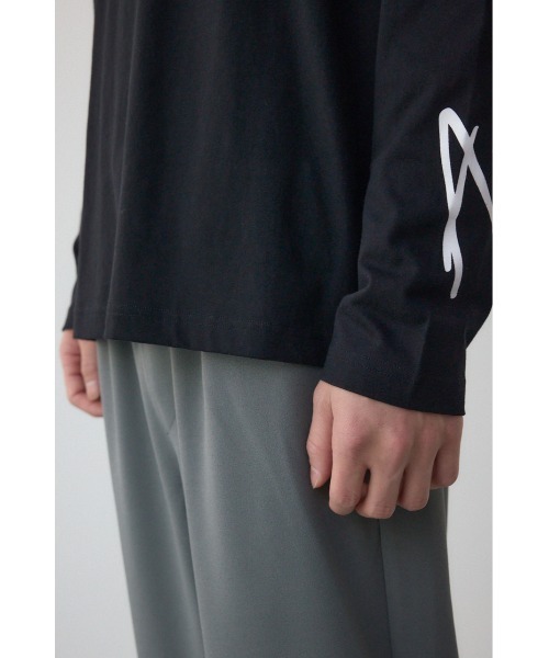 AZUL by moussy（アズールバイマウジー）の「AZULBYMOUSSYロゴ長袖Tシャツ（Tシャツ/カットソー・メンズ・ホワイト/ライトピンク/ブラック・SMALL/MEDIUM/LARGE）」の20枚目の写真