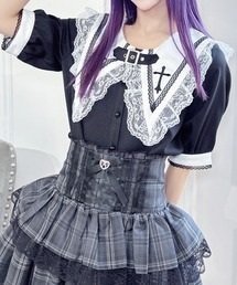 MA*RS | BIG襟クロス刺繍ブラウス(シャツ/ブラウス)