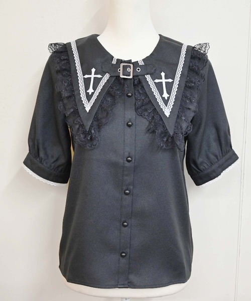 PRIDE定価89000円位　総刺繍デザインロングブラウス羽織り　黒M Other(ソノタ)「インド刺繍」ブラウス（その他） | Right-on