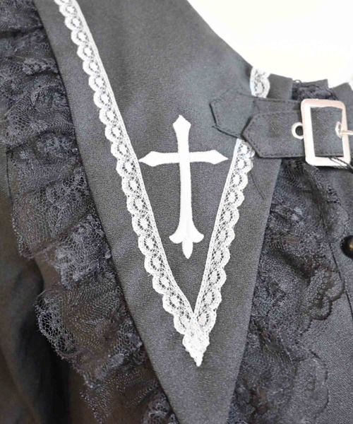 PRIDE定価89000円位　総刺繍デザインロングブラウス羽織り　黒M Other(ソノタ)「インド刺繍」ブラウス（その他） | Right-on