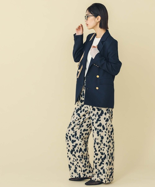 CHIGNON（シニヨン）の「ダルメシアンワイドパンツ（その他パンツ・レディース・ベージュ/グレー・FREE）」の12枚目の写真