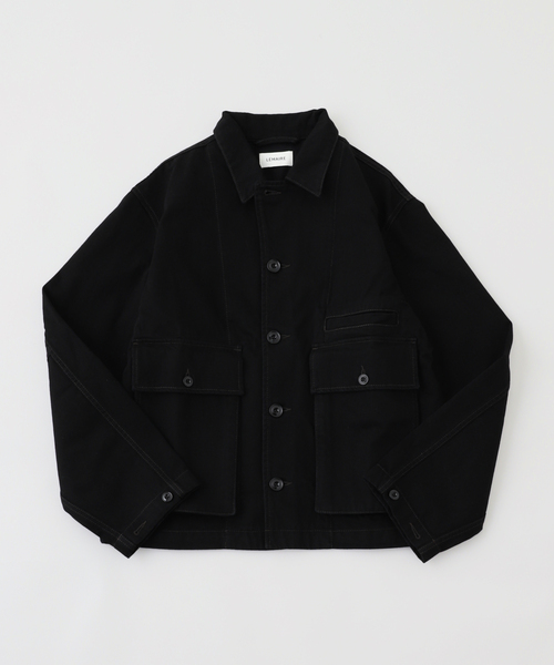 LEMAIRE(ルメール)の「LEMAIRE (ルメール) BOXY JACKET/LD1031 OW306LD1031(その他アウター・メンズ・ブラック・SMALL/MEDIUM)」の1枚目の写真