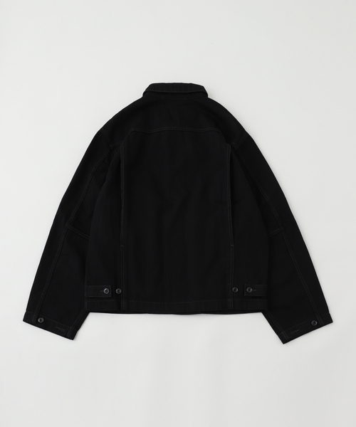 LEMAIRE(ルメール)の「LEMAIRE (ルメール) BOXY JACKET/LD1031 OW306LD1031(その他アウター・メンズ・ブラック・SMALL/MEDIUM)」の2枚目の写真