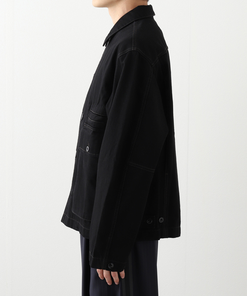 LEMAIRE(ルメール)の「LEMAIRE (ルメール) BOXY JACKET/LD1031 OW306LD1031(その他アウター・メンズ・ブラック・SMALL/MEDIUM)」の5枚目の写真