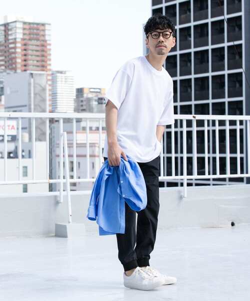 【美品/XL】ブルーブルー カットソー バンドカラー プルオーバー リネン 半袖 美品/XL】ブルーブルー カットソー バンドカラー プルオーバー