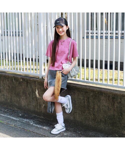 algy（アルジー）の「ハルイロメッシュキャップ（キャップ・キッズ・ライム/ラベンダー/オフホワイト/ブラック・SMALL/MEDIUM）」の22枚目の写真