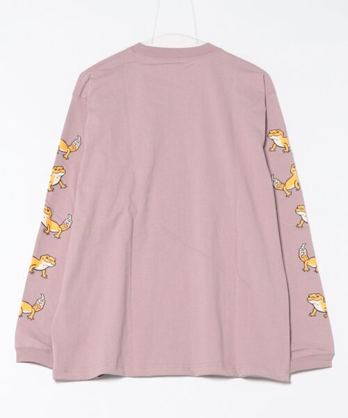 チチカカ（チチカカ）の「go slow caravan レオパードゲッコーロングTシャツ【WEB限定】【ユニセックス】（Tシャツ/カットソー・メンズ・ブルー/パープル/ホワイト・LARGE/SMALL/MEDIUM）」の13枚目の写真
