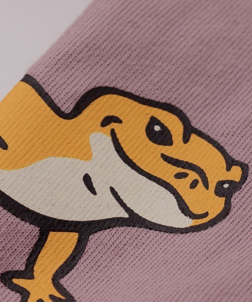 チチカカ（チチカカ）の「go slow caravan レオパードゲッコーロングTシャツ【WEB限定】【ユニセックス】（Tシャツ/カットソー・メンズ・ブルー/パープル/ホワイト・LARGE/SMALL/MEDIUM）」の16枚目の写真