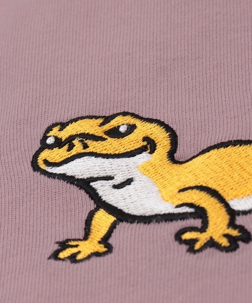 チチカカ（チチカカ）の「go slow caravan レオパードゲッコーロングTシャツ【WEB限定】【ユニセックス】（Tシャツ/カットソー・メンズ・ブルー/パープル/ホワイト・LARGE/SMALL/MEDIUM）」の17枚目の写真