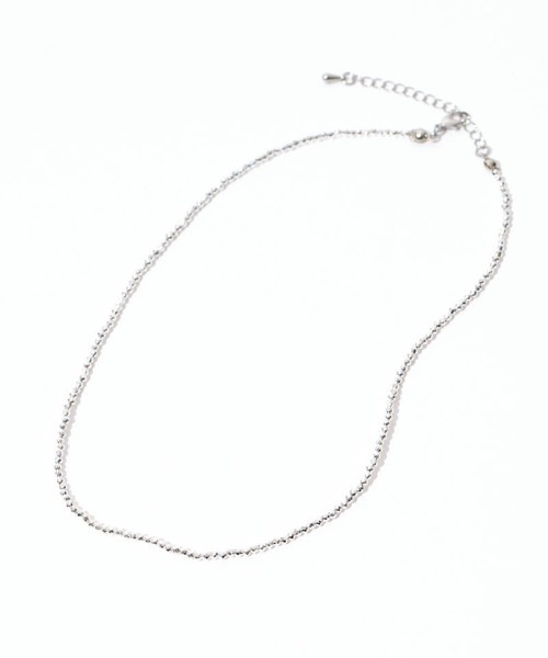 flower（フラワー）の「シャイニービーズネックレス（ネックレス・レディース・ゴールド/シルバー・FREE）」の6枚目の写真