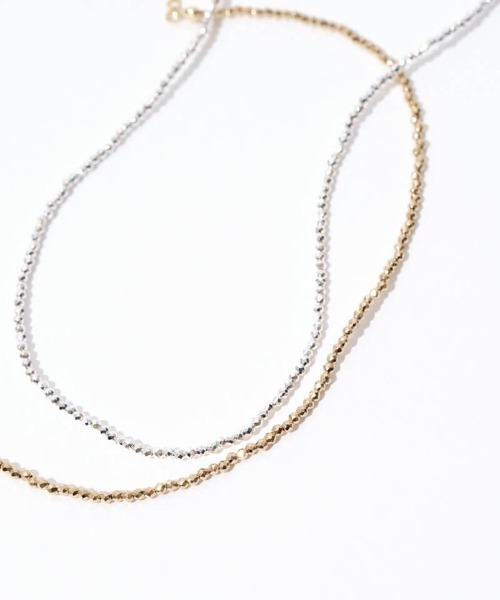 flower（フラワー）の「シャイニービーズネックレス（ネックレス・レディース・ゴールド/シルバー・FREE）」の9枚目の写真