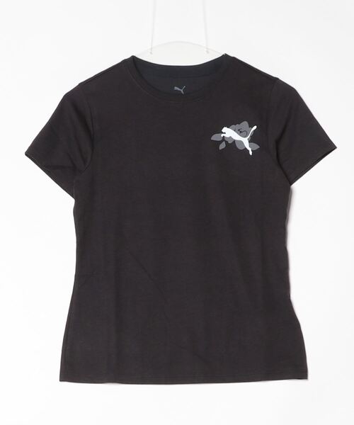 PUMA（プーマ）の「プーマ PUMA GRAPHICS TRAIN CONCEPT Tシャツ_（Tシャツ/カットソー・レディース・ラベンダー/ブラック・S/M/L/XL）」の2枚目の写真